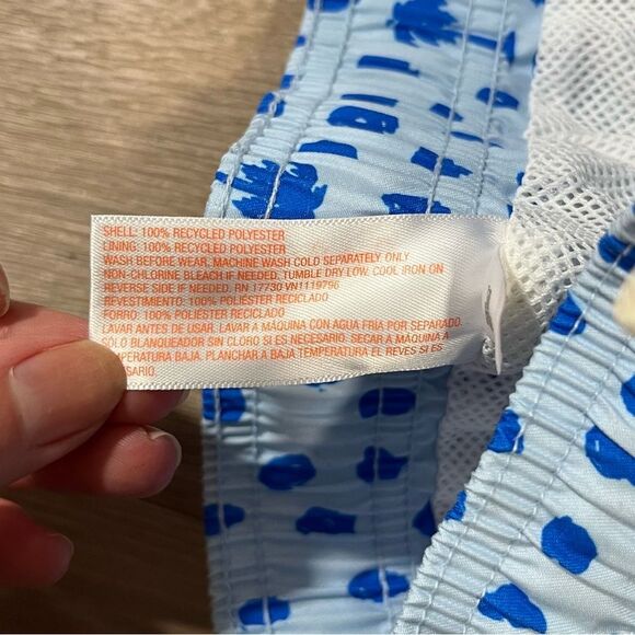 Cat & Jack Swim Trunks Toddler Boy Shorts Blue Pink Set 5T - Picture 5 of 6